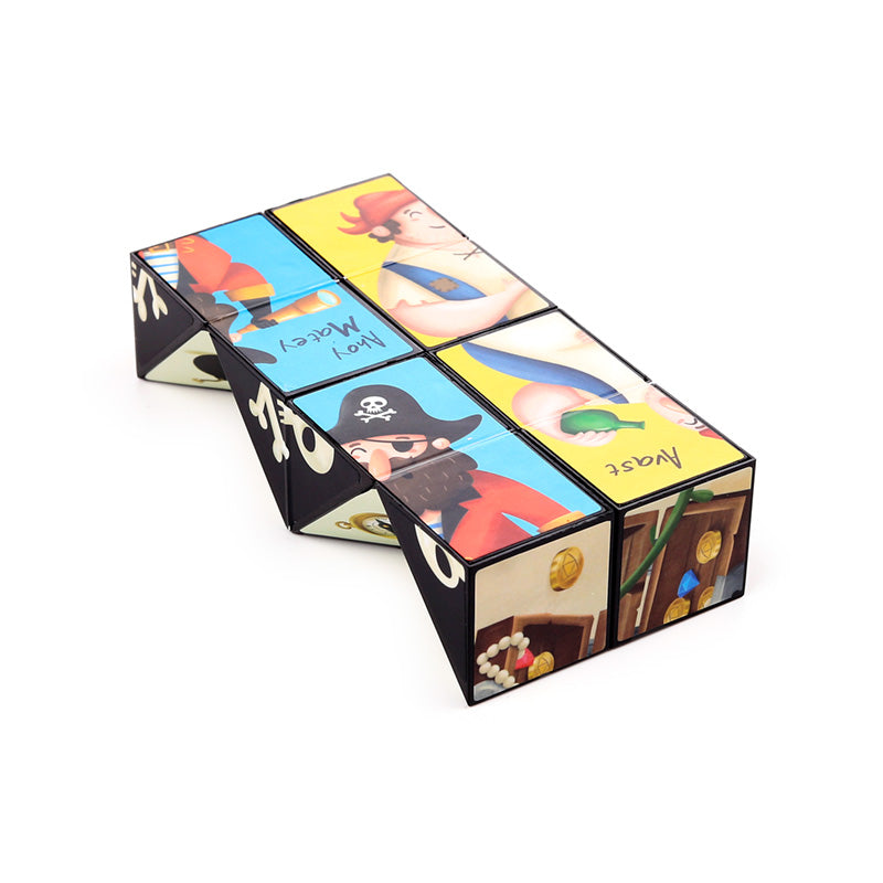 Jolly Rogers Pirate Puzzle Cube Toy - Gift Idea