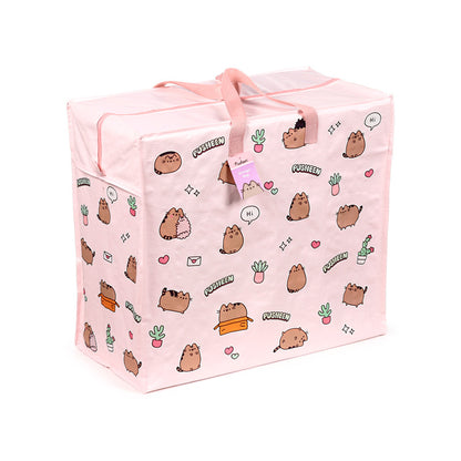 Side view of Pusheen the Cat Laundry & Storage Bag