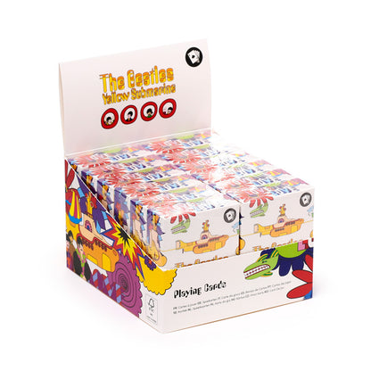 The Beatles Yellow Submarine playing cards in a decorative box