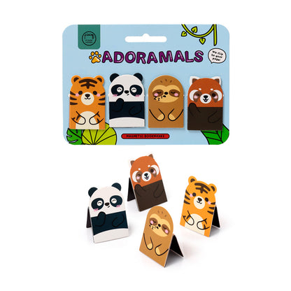 Adoramals Wild Magnetic Bookmarks adding charm to reading
