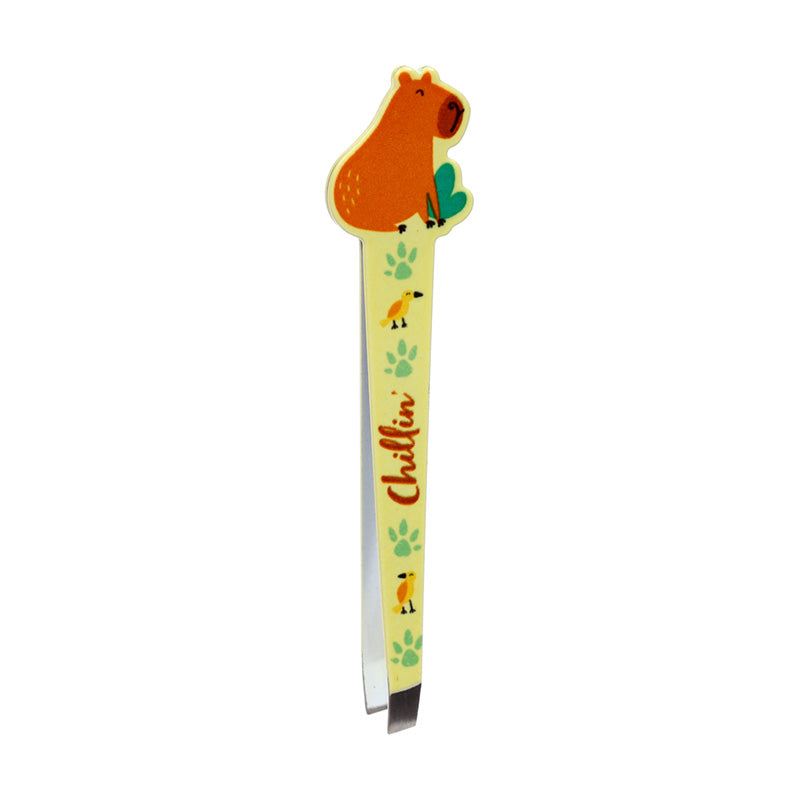 Whimsical Capybara Tweezers for beauty tasks