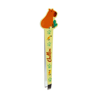 Whimsical Capybara Tweezers for beauty tasks