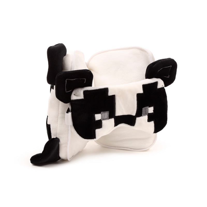 Close-up of Relaxeazzz Travel Pillow Minecraft Panda