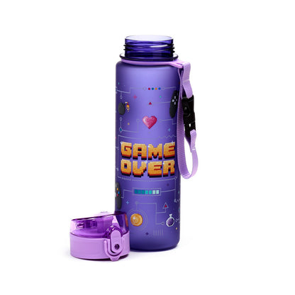 BPA-Free Game Over Water Bottle for Everyday Use