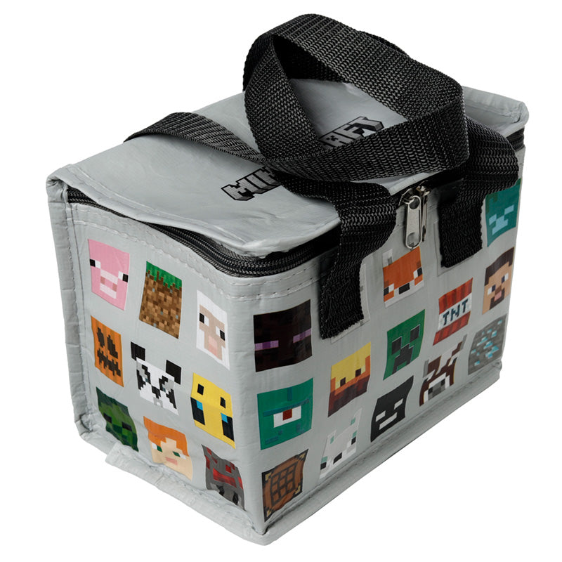 Minecraft Faces RPET Cool Bag perfect for picnics