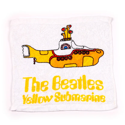 Soft and absorbent travel towel featuring Beatles design