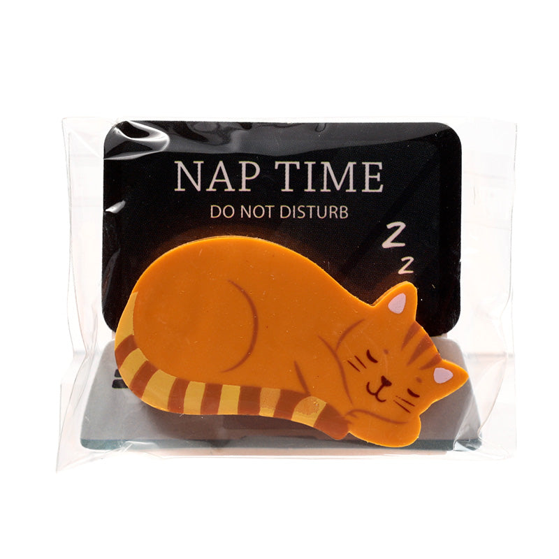 Cat Nap Time Eraser perfect for cat lovers