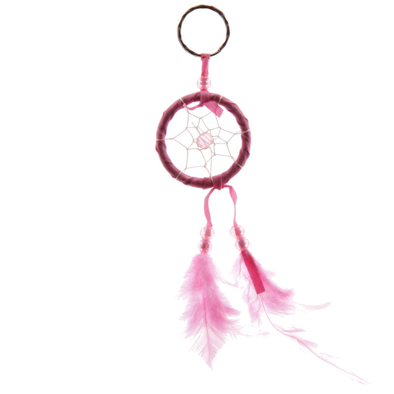 Colorful Dreamcatcher Keyring for Home Decor