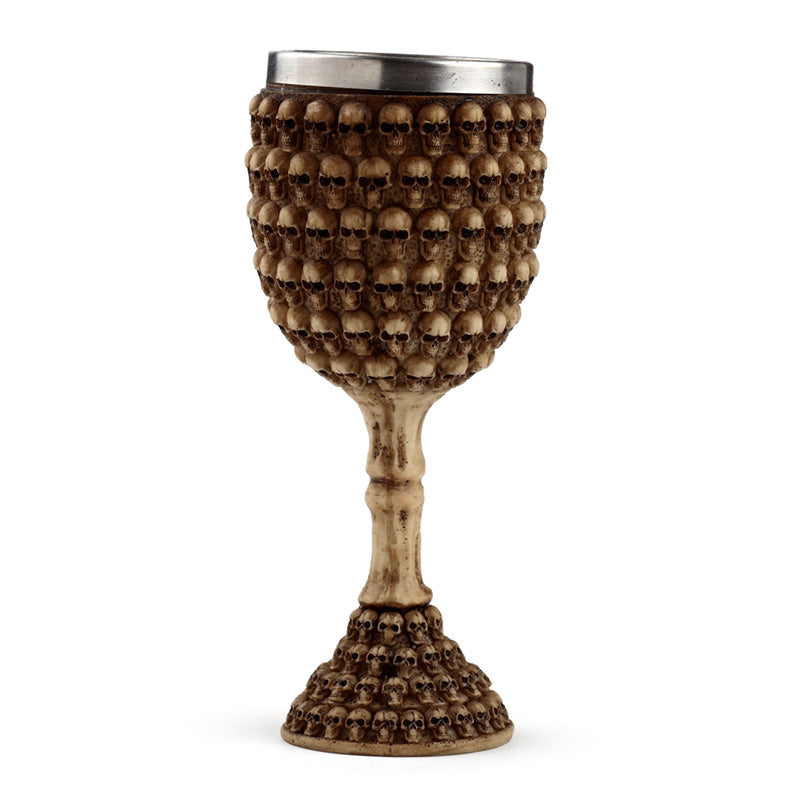 Multi Skull Decorative Goblet - Detailed Design