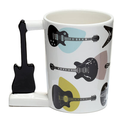 Guitar Mug with Headstock Handle - Lifestyle Image