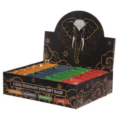 Mini gift bag with glitter elephant