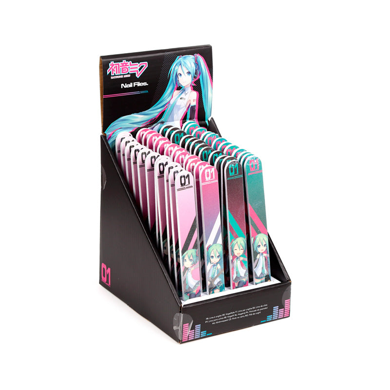 Hatsune Miku Nail File - Front View