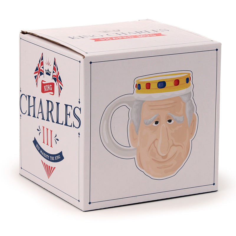 Detailed view of King Charles III Ceramic Mug