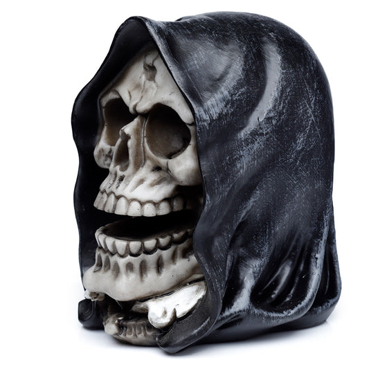 Reaper Skull Head Ornament front view