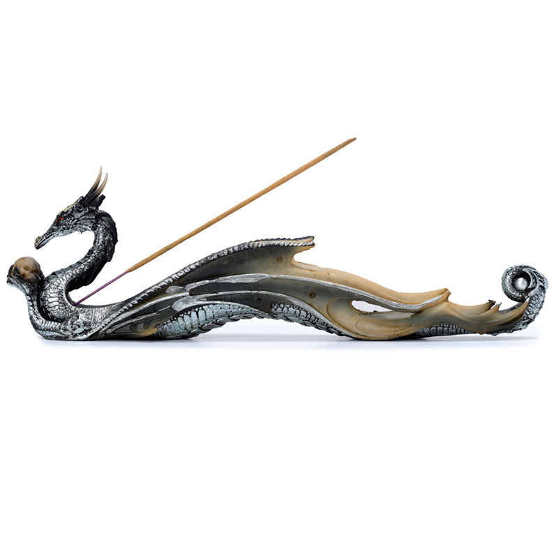 Gothic Decor - Dragon Ashcatcher with Incense