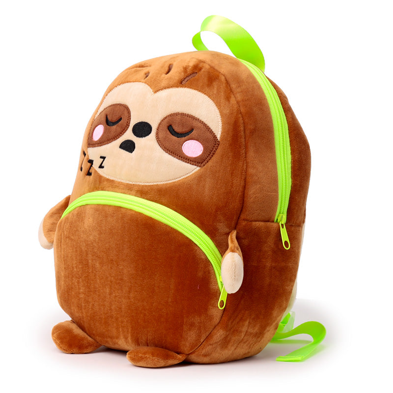 Front pocket of Adoramals Cody the Sloth Kids Backpack