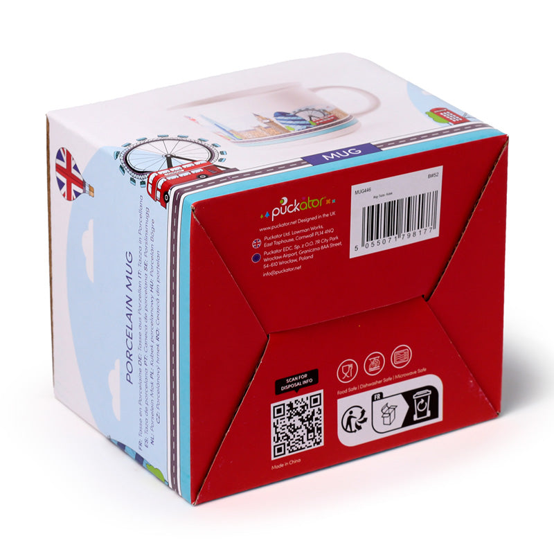 Beautifully designed Porcelain Mug with London Icons