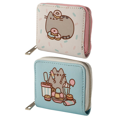 Small Zip Around Wallet featuring Pusheen the Cat Foodie design