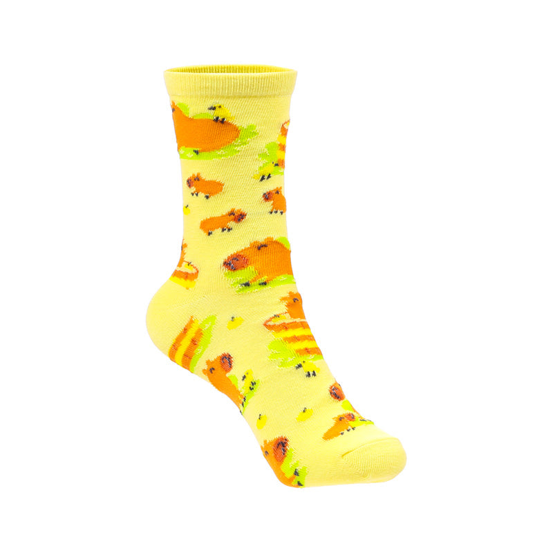Charming Capybara Socks for home decor