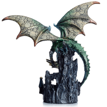 Close-up of Dark Legends Guardian Dragon figurine