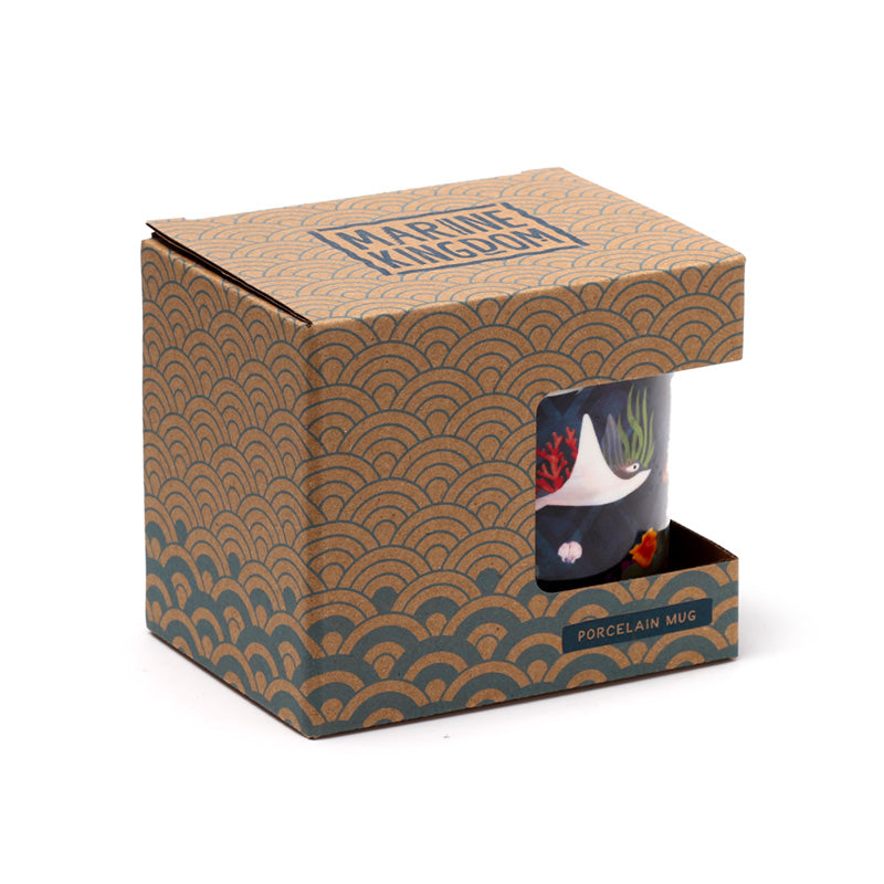 Close-up of Marine Kingdom Porcelain Mug