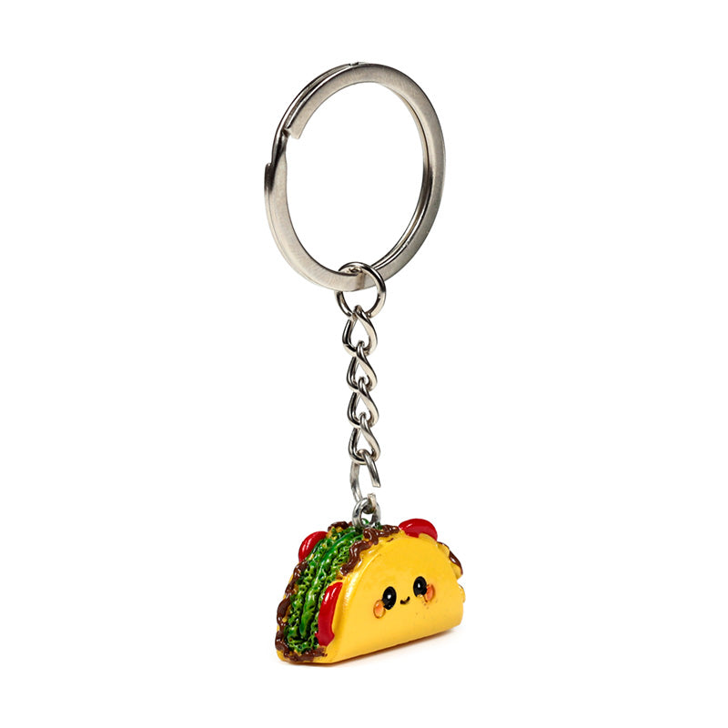 Foodiemals Frida the Taco Novelty Keyring - Close-Up