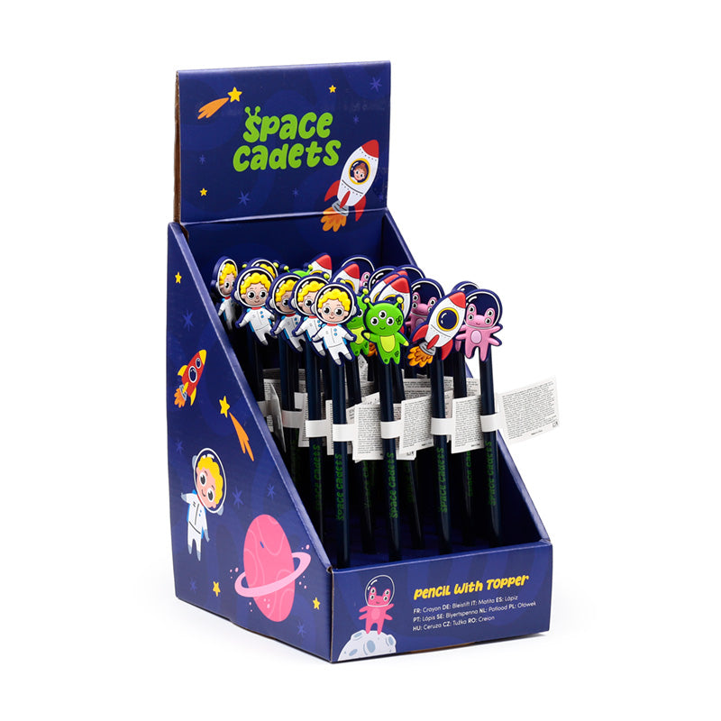 Space Cadet Pencil with PVC Topper - Cosmic Design