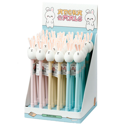Adoramals Bunny Fine Tip Pen with colourful stationery