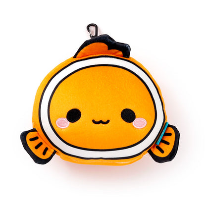 Finley the Clown Fish Travel Pillow and Eye Mask set
