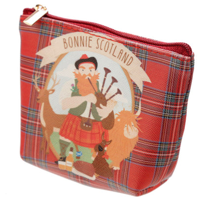 Bonnie Scotland PVC Purse with decorative accents