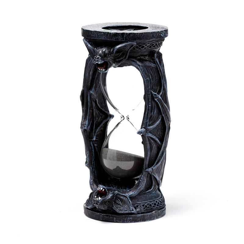 Decorative Hour Glass Ornament with Gothic Design