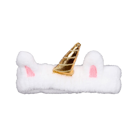 Plush Beauty Headband featuring Unicorn Magic design