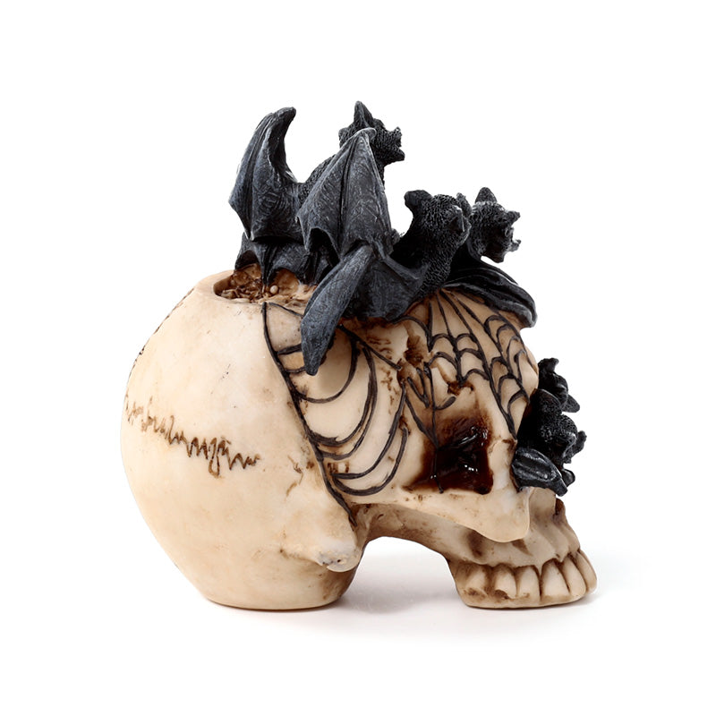Decorative Skull Ornament in Seasonal Display
