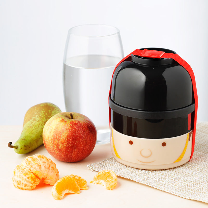 Stylish London Guardsman Bento Lunch Box stacked view