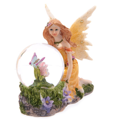 Enchanting fairy waterball ornament with glitter