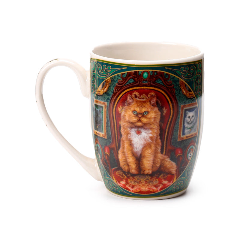 Lisa Parker Mad About Cats Mug with decorative elements