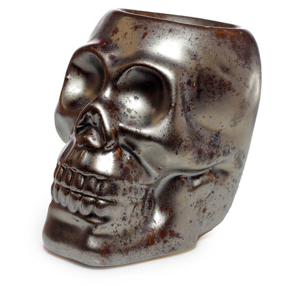 Stylish Mini Skull Oil Burner for Aromatherapy