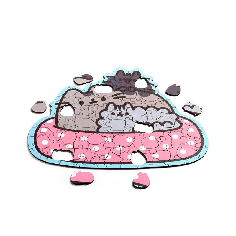 Engaging family activity with Pusheen puzzle