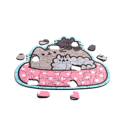 Engaging family activity with Pusheen puzzle