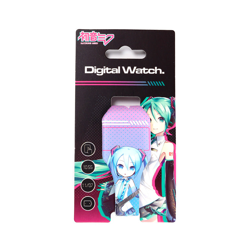 Hatsune Miku Silicone Digital Watch - Close Up