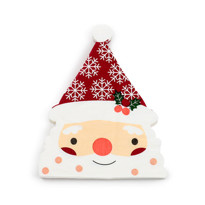 Christmas Santa Napkins displayed on a festive table