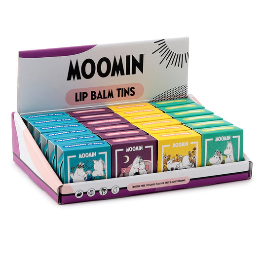 Moomin Lip Balm in a decorative tin