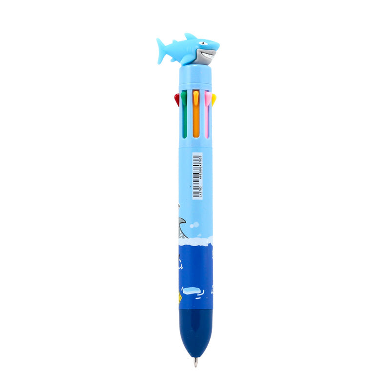 Multi Colour Shark Pen with colourful notes
