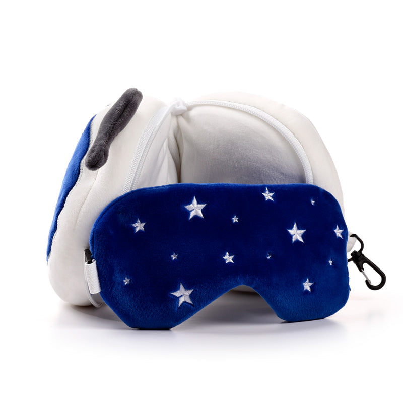 Space Cadet Travel Pillow and Eye Mask Set