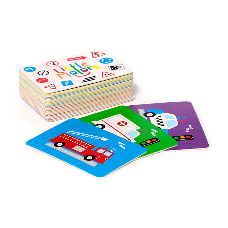 Close-up of Kids Memory Cat Set cards