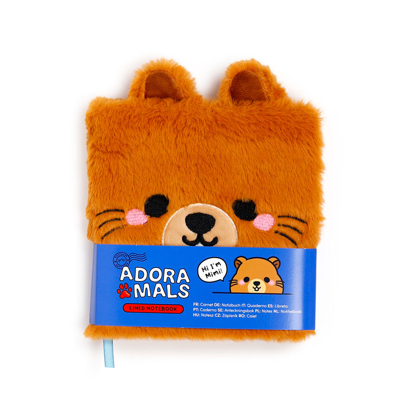 Adoramals Mimi the Marmot Plush Notebook Cover