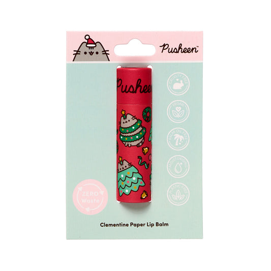 Pusheen the Cat Christmas Lip Balm in clementine flavour
