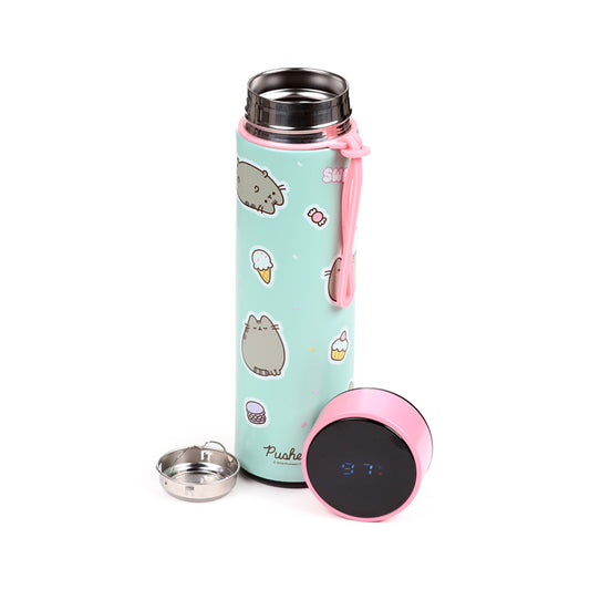 Reusable insulated drinks bottle featuring Pusheen the Cat Sweets