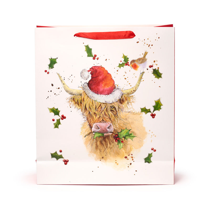 Personalised Christmas Gift Bag with tag