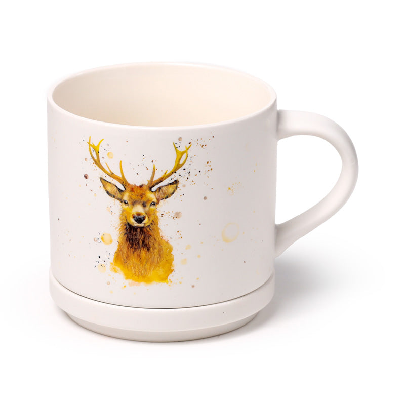 Artistic porcelain mug perfect for gifting